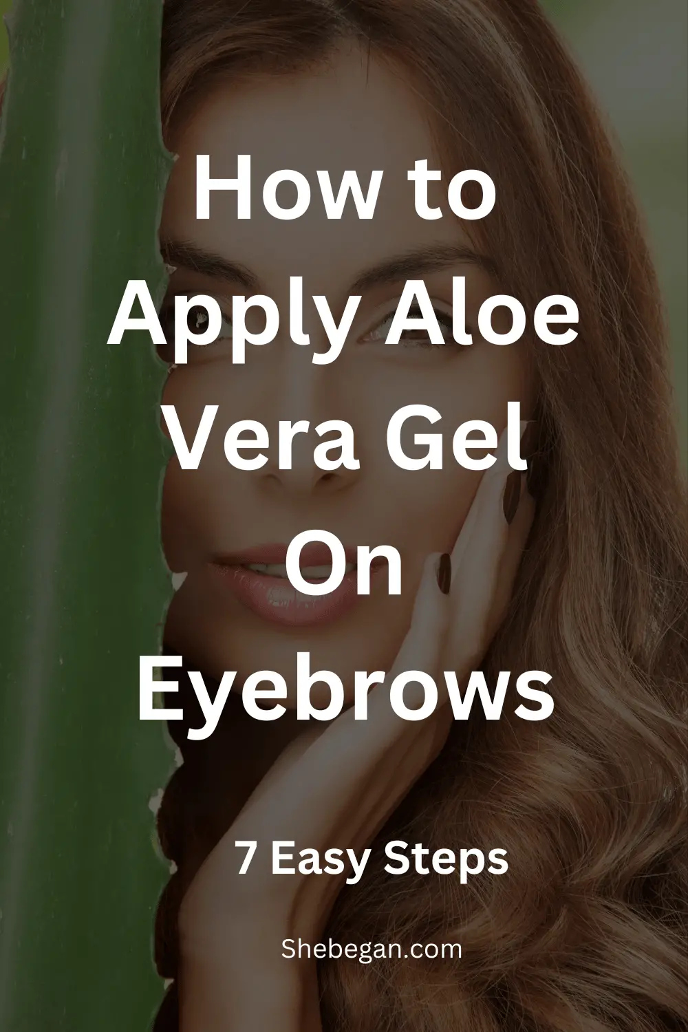 How to Apply Aloe Vera Gel On Eyebrows