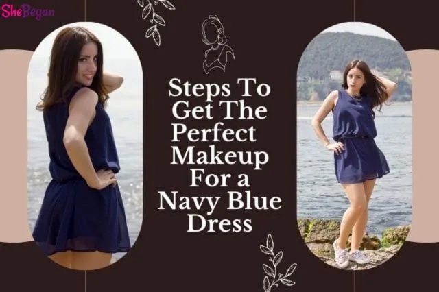 What Kind of Makeup Goes Well With a Navy Blue Dress?