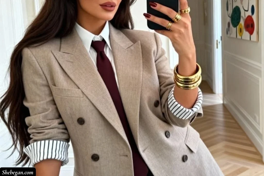 Wear A Tie With A Blazer