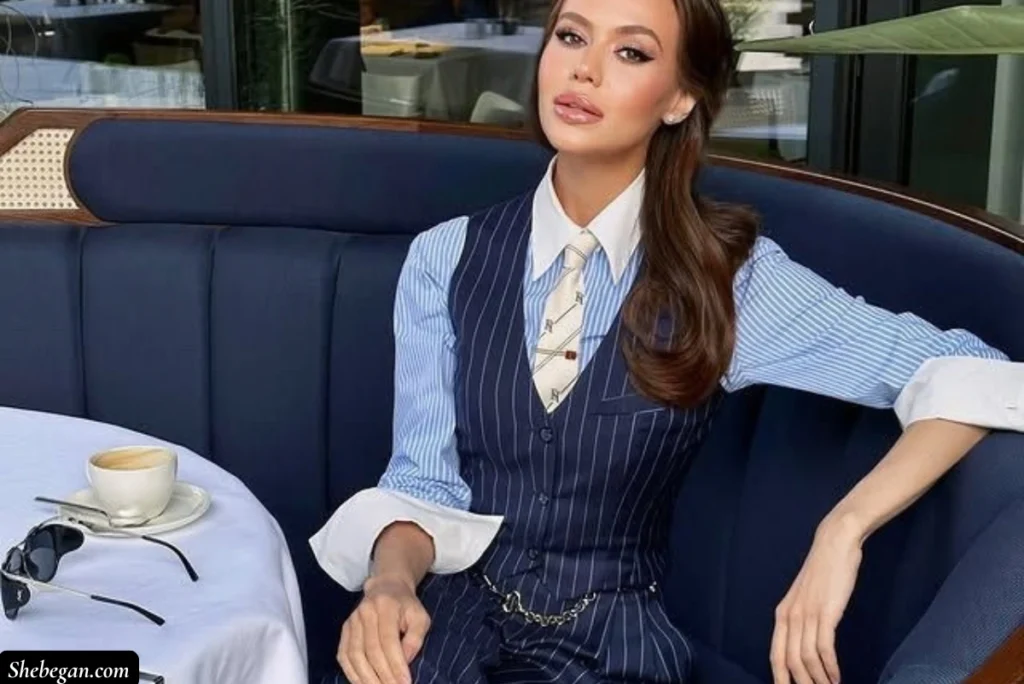 A Tie With A Vest