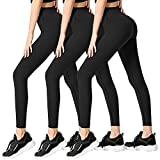 FULLSOFT 3 Pack Leggings for Women,High Waisted Tummy Control Yoga Pants Workout Running Leggings-Reg&Plus Size (3 Pack Black,Black,Black, Large-X-Large) FULLSOFT 3 Pack Leggings for Women,High Waisted Tummy Control Yoga Pants Workout Running Leggings-Reg&Plus Size (3 Pack Black,Black,Black, Large-X-Large)