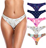 No Show Underwear Women,Breathable Cotton Womens Thongs Underwear Seamless Thongs for Women No Show Underwear Women,Breathable Cotton Womens Thongs Underwear Seamless Thongs for Women