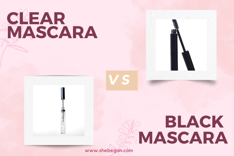 Clear Mascara Vs Black Mascara