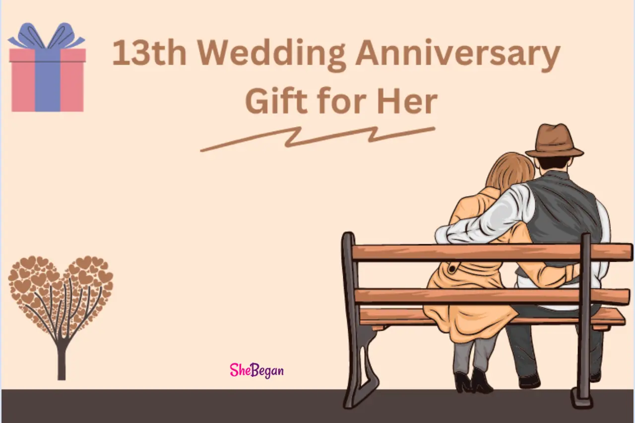 13th Wedding Anniversary Gift for Her