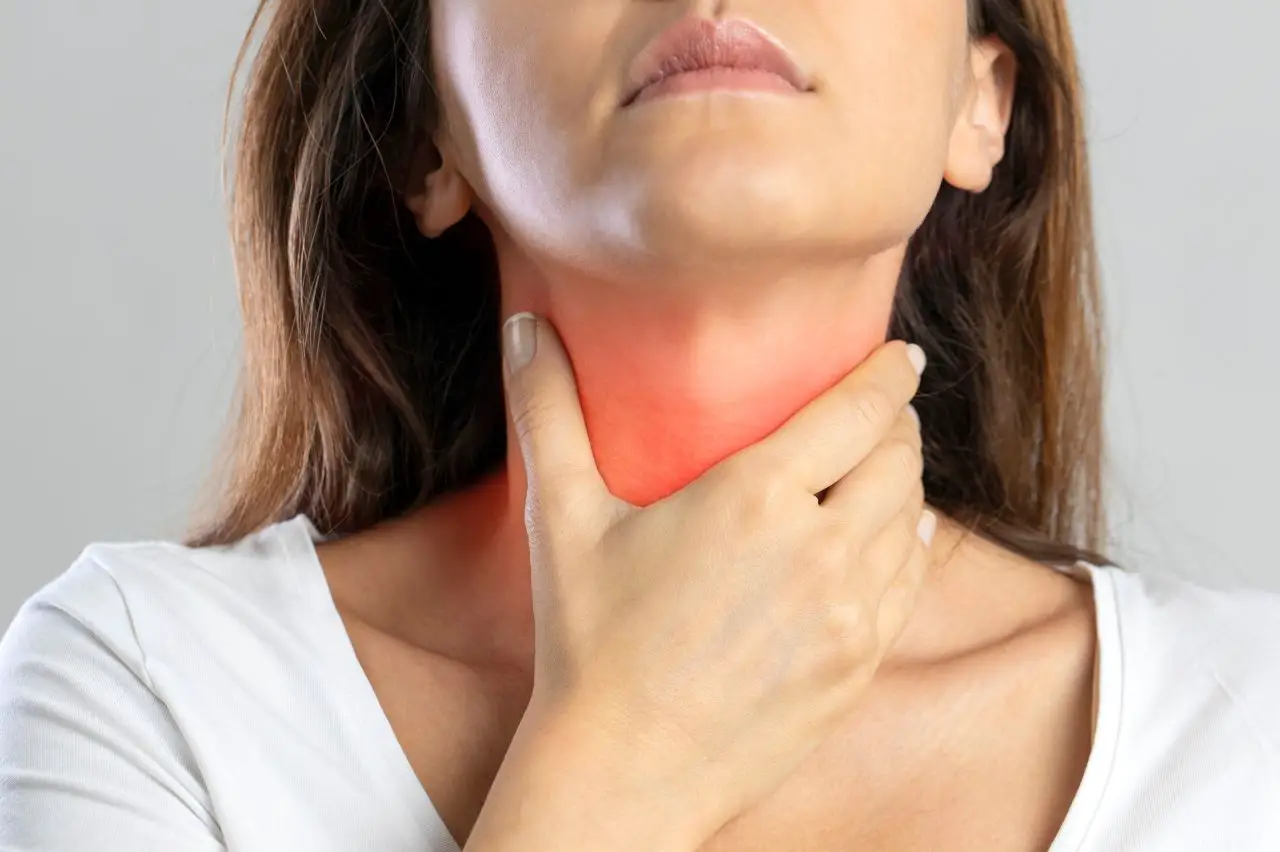 Massage the back of your throat