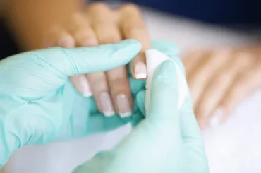 Gel Nails Sticky