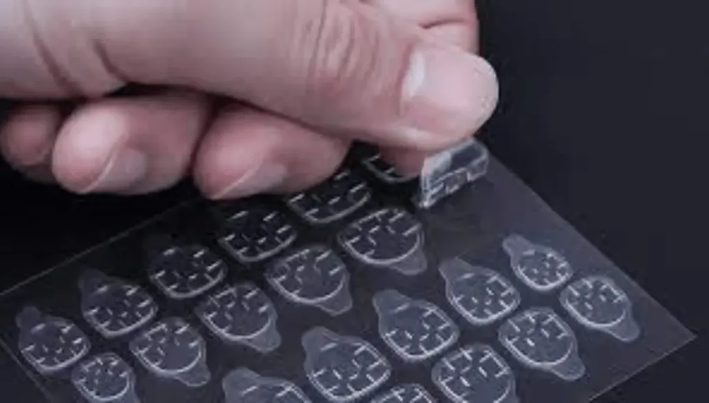 Nail adhesive tabs