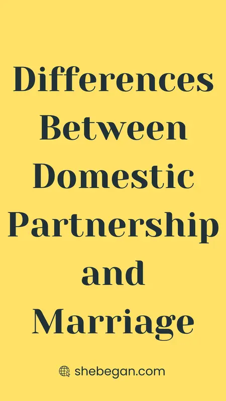 Difference Between Domestic Partnership and Marriage