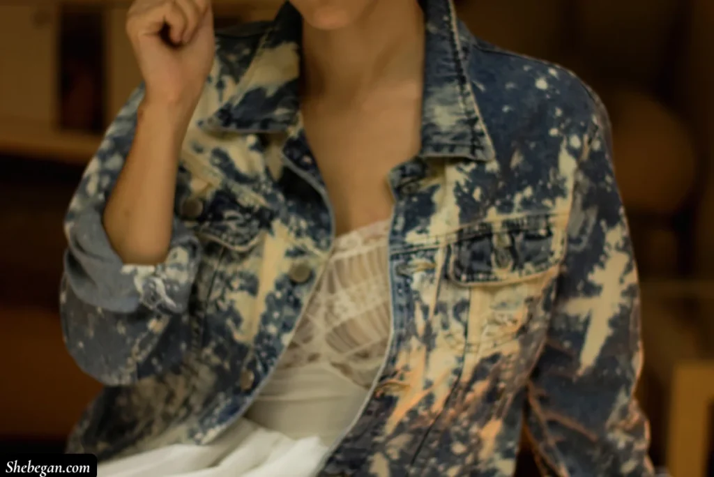 Maxi dress and denim jacket