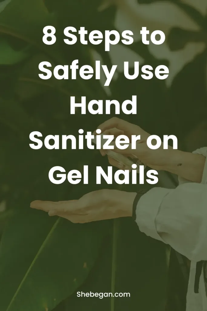 Can I Use Hand Sanitizer to Wipe Gel Nails?