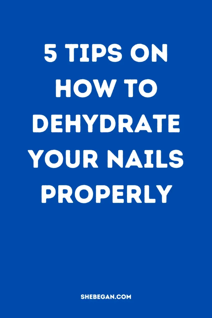 6 Substitute For Nail Dehydrator