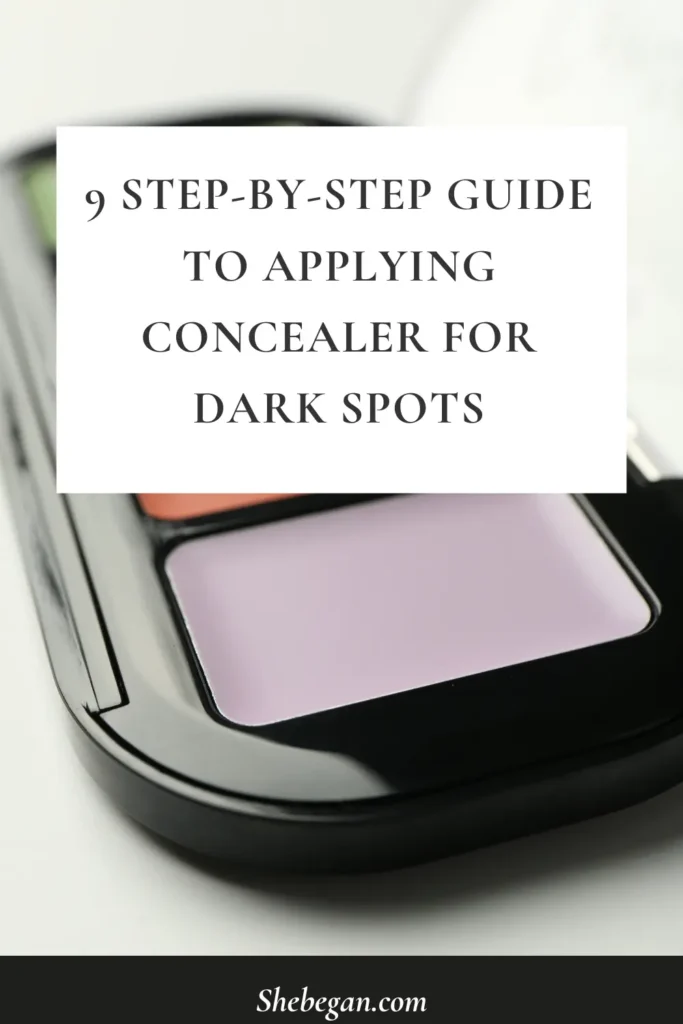 What Color Concealer for Dark Spots?