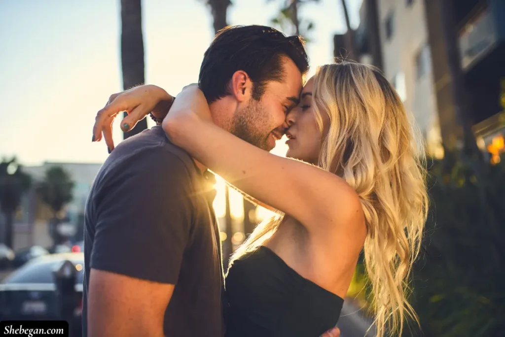 Signs a Guy Is Turned On While Kissing