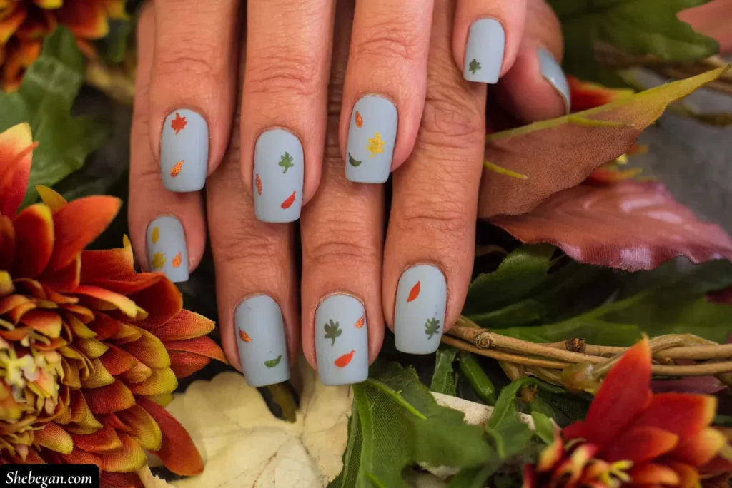 Fall Nail Designs for Short Nails