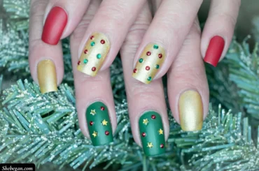 Christmas Tree Nail Designs