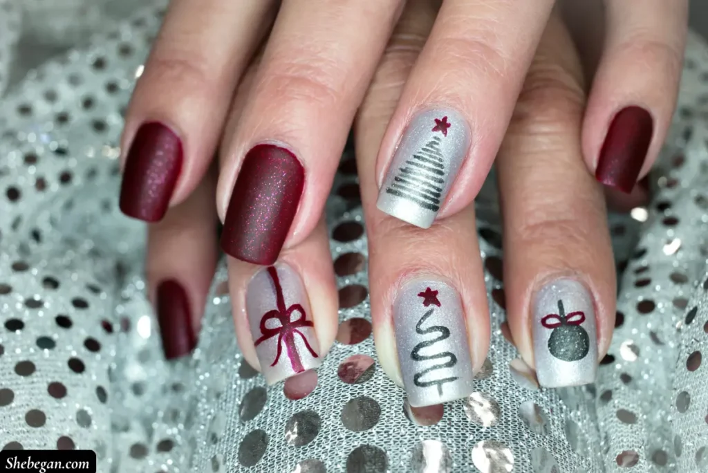 Christmas Tree Nail Designs