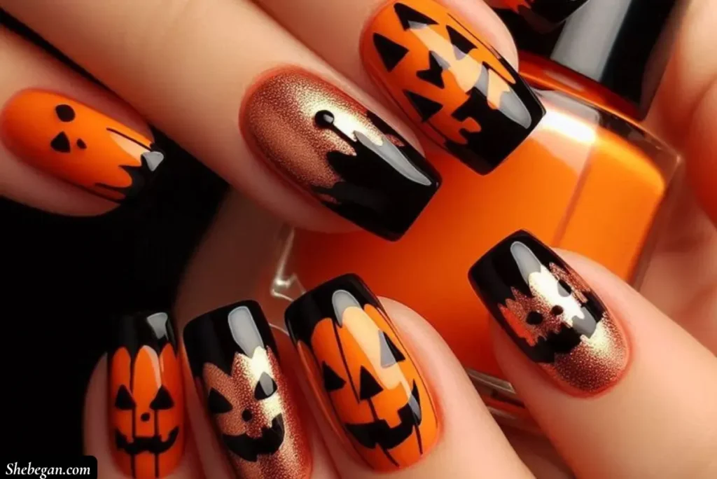 Simple Halloween Nail Ideas