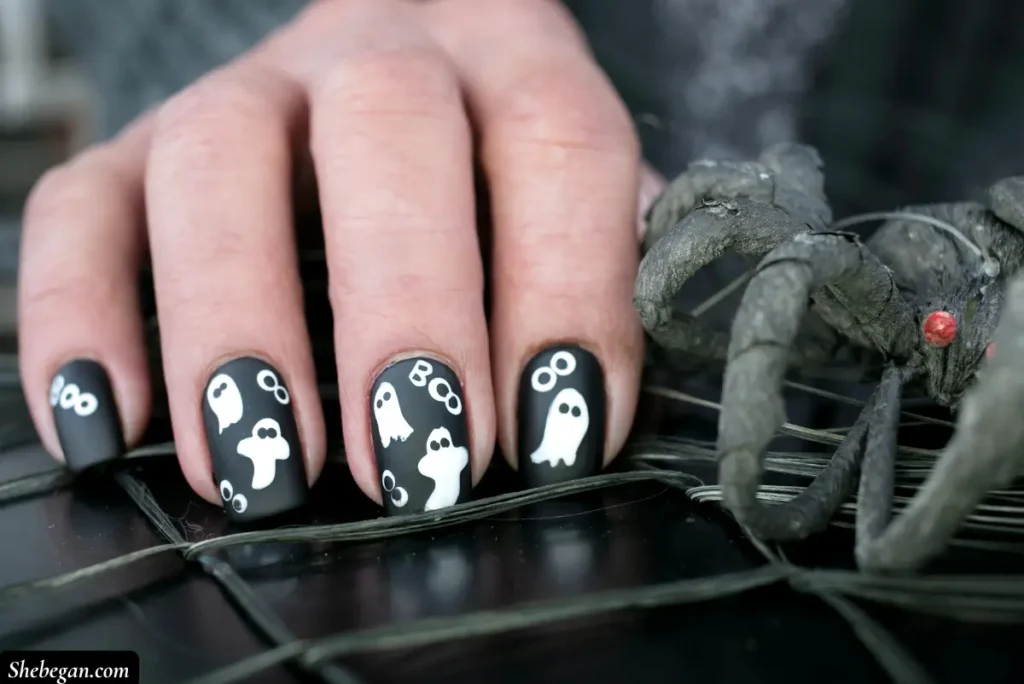 Simple Halloween Nail Ideas