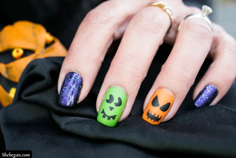 Simple Halloween Nail Ideas