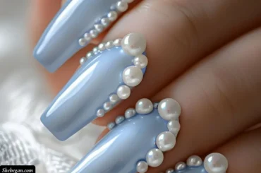 Baby Blue Nail Designs