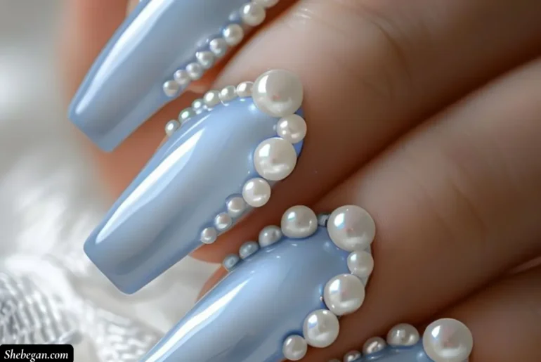 Baby Blue Nail Designs
