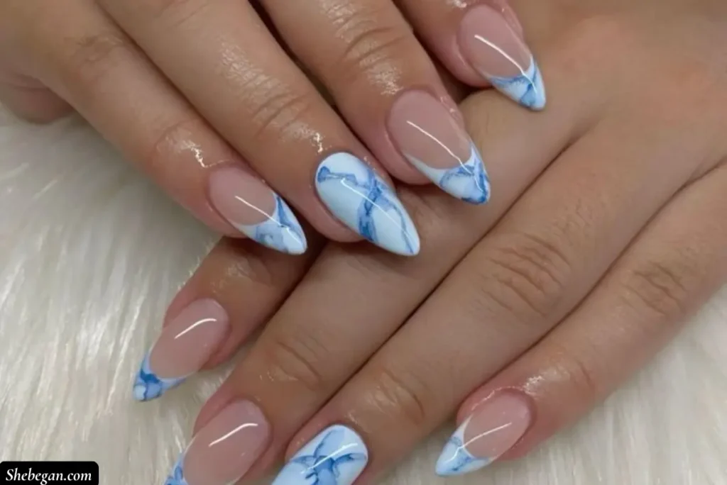 Baby Blue Nail Designs
