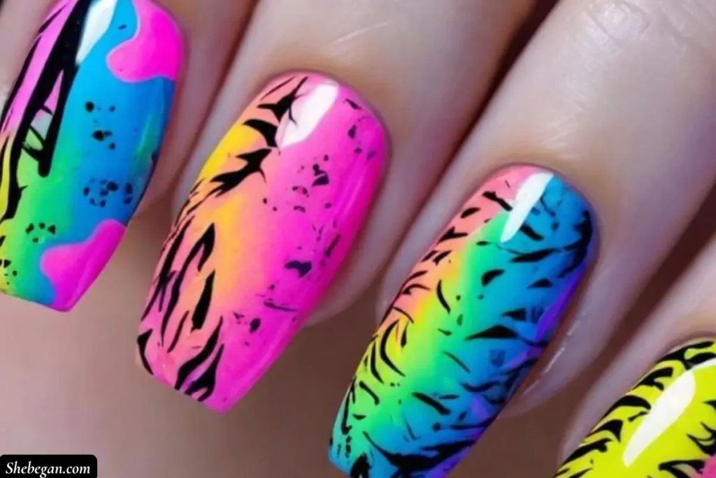Rainbow Nail Designs