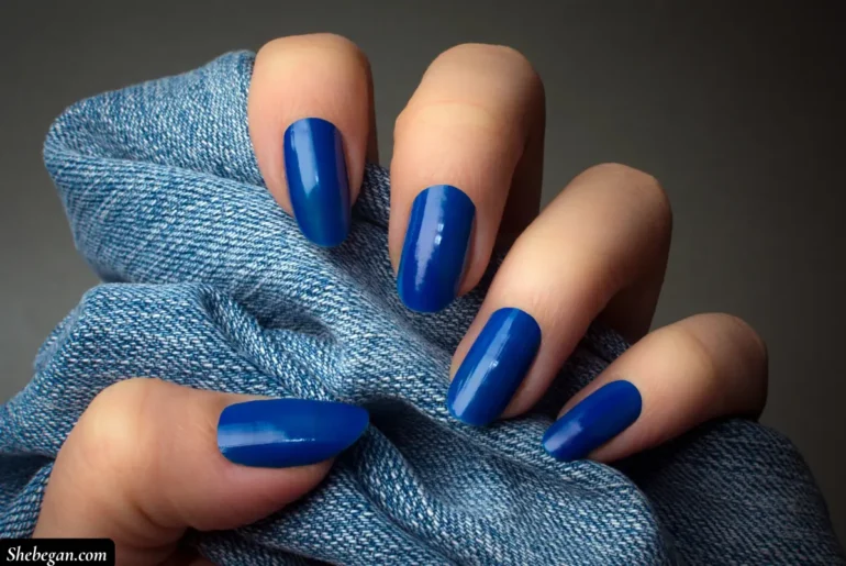Royal Blue Nails