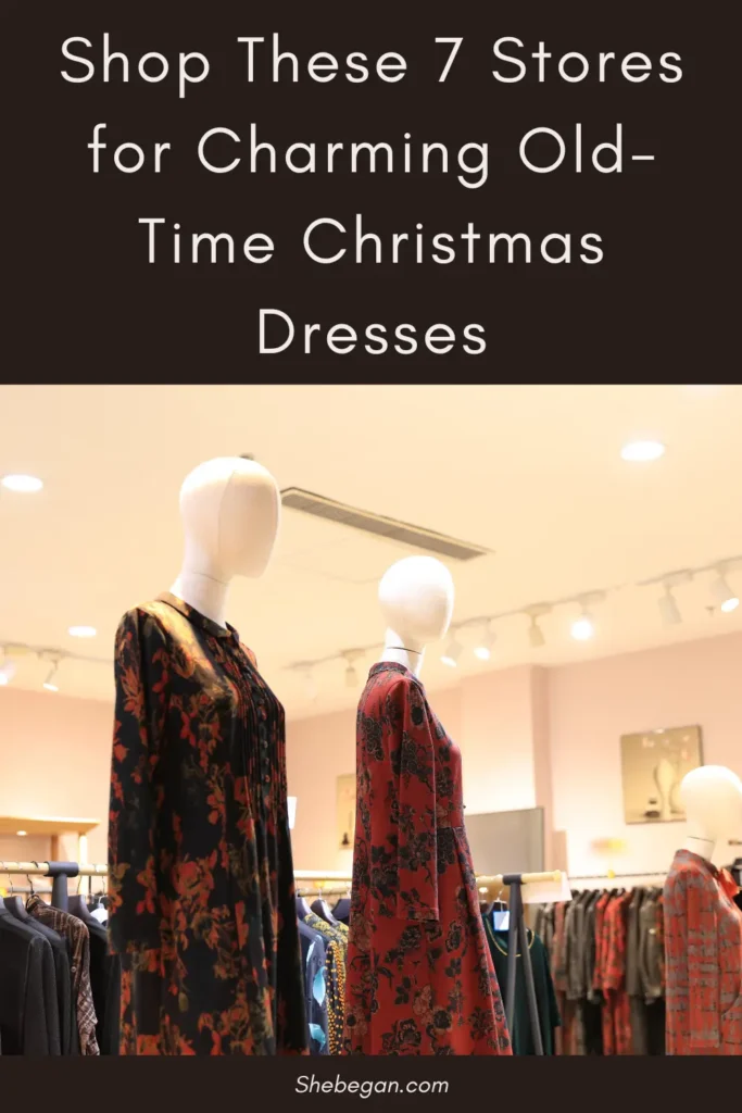 Where to Shop for Old-Timey Christmas Dresses