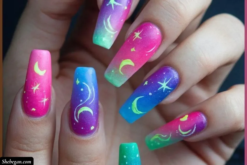 Rainbow Nail Designs