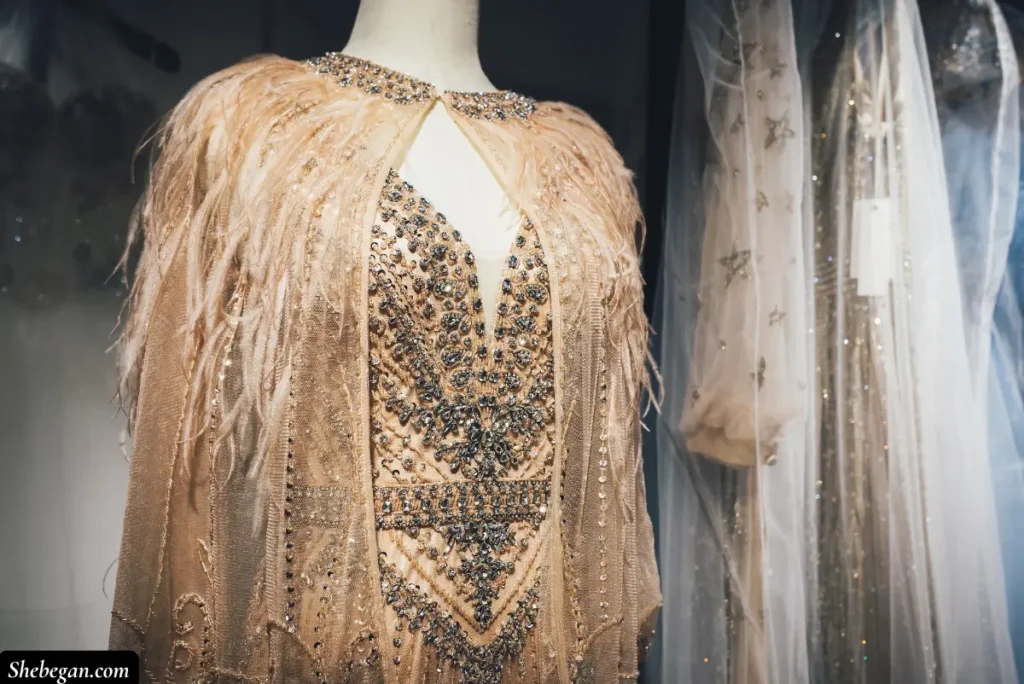 Non-White Winter Wedding Dresses for Older Brides