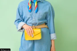 How to Style a Denim Dress in Winter for Women Over 50