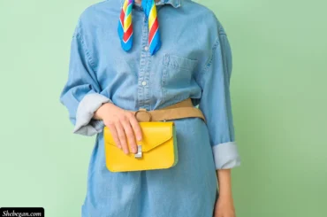 How to Style a Denim Dress in Winter for Women Over 50
