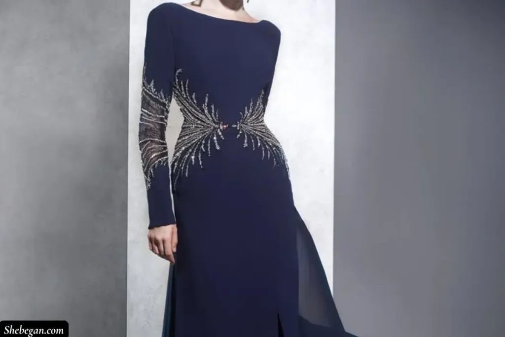 Non-White Winter Wedding Dresses for Older Brides