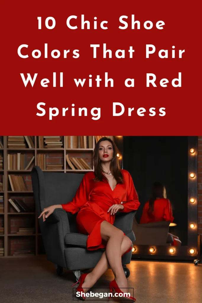 Shoe Shades That Complement a Red Dress