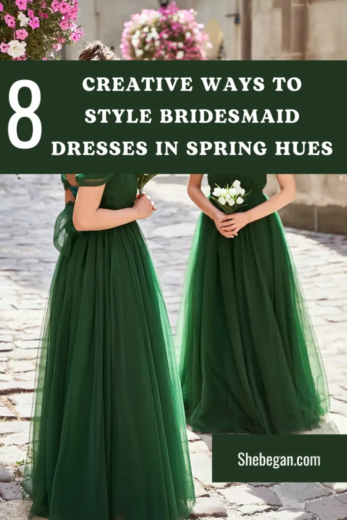 Mix & Match Bridesmaid Dresses in Spring Colors
