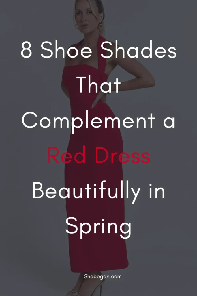 Shoe Shades That Complement a Red Dress