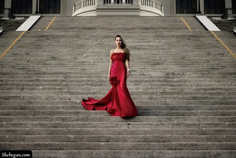 Evening Dresses for a Spring Wedding