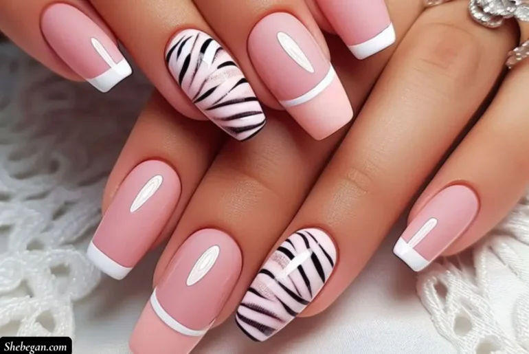 Zebra Nail Designs