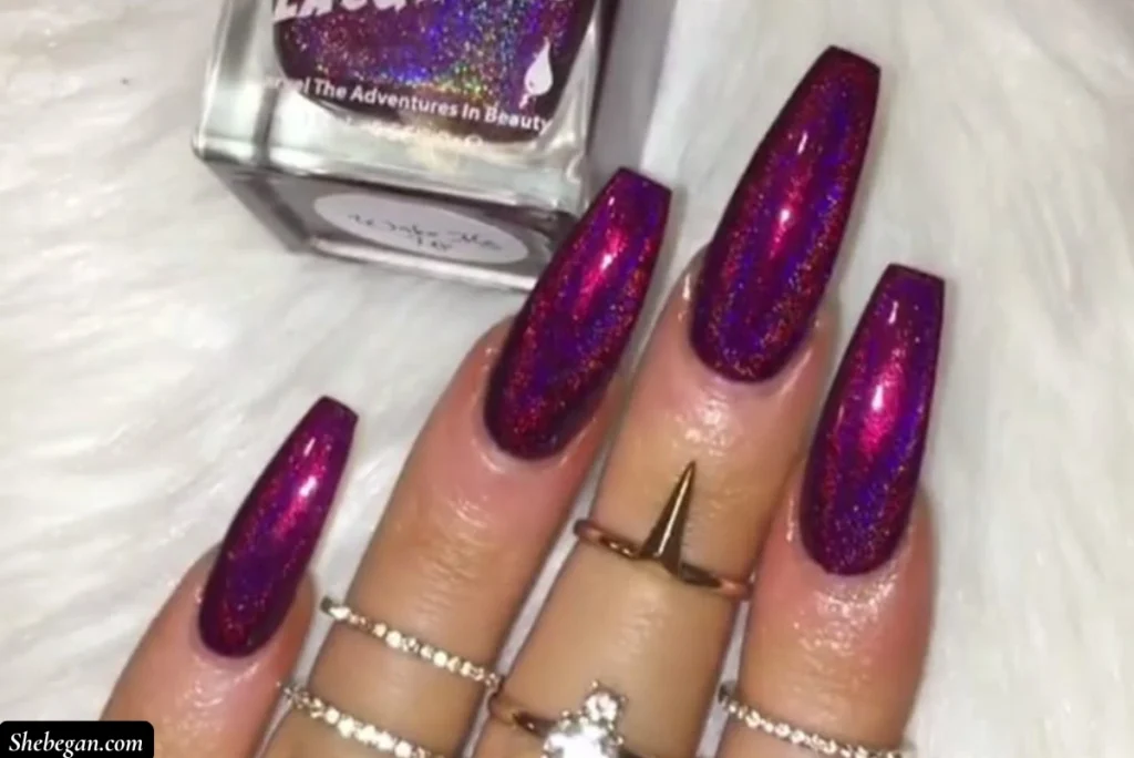 Coffin Acrylic Nail Ideas