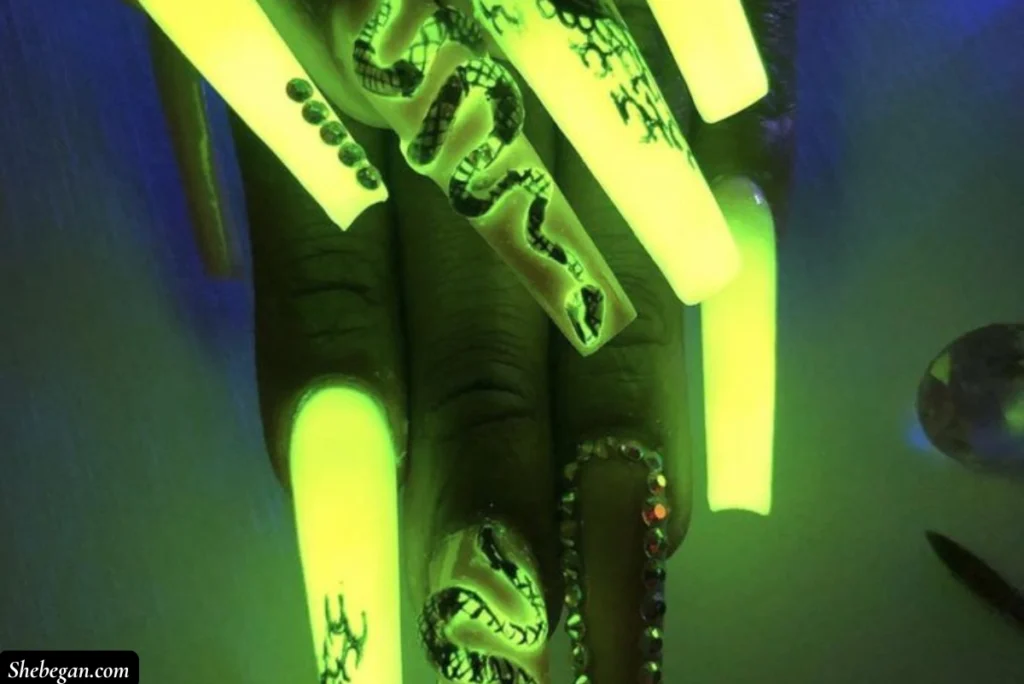 Coffin Acrylic Nail Ideas