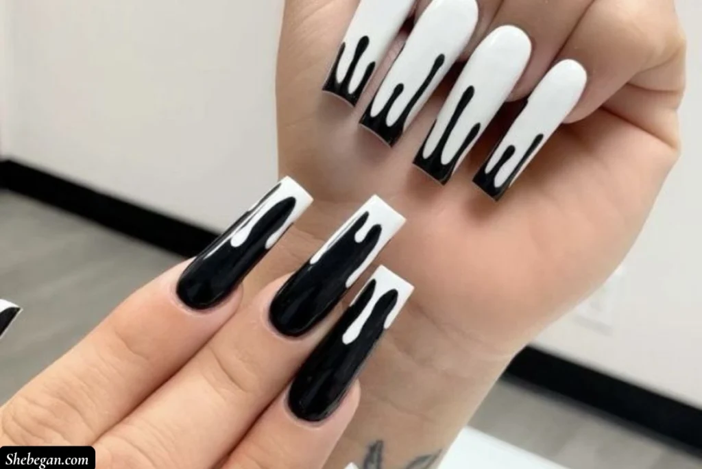 Coffin Acrylic Nail Ideas