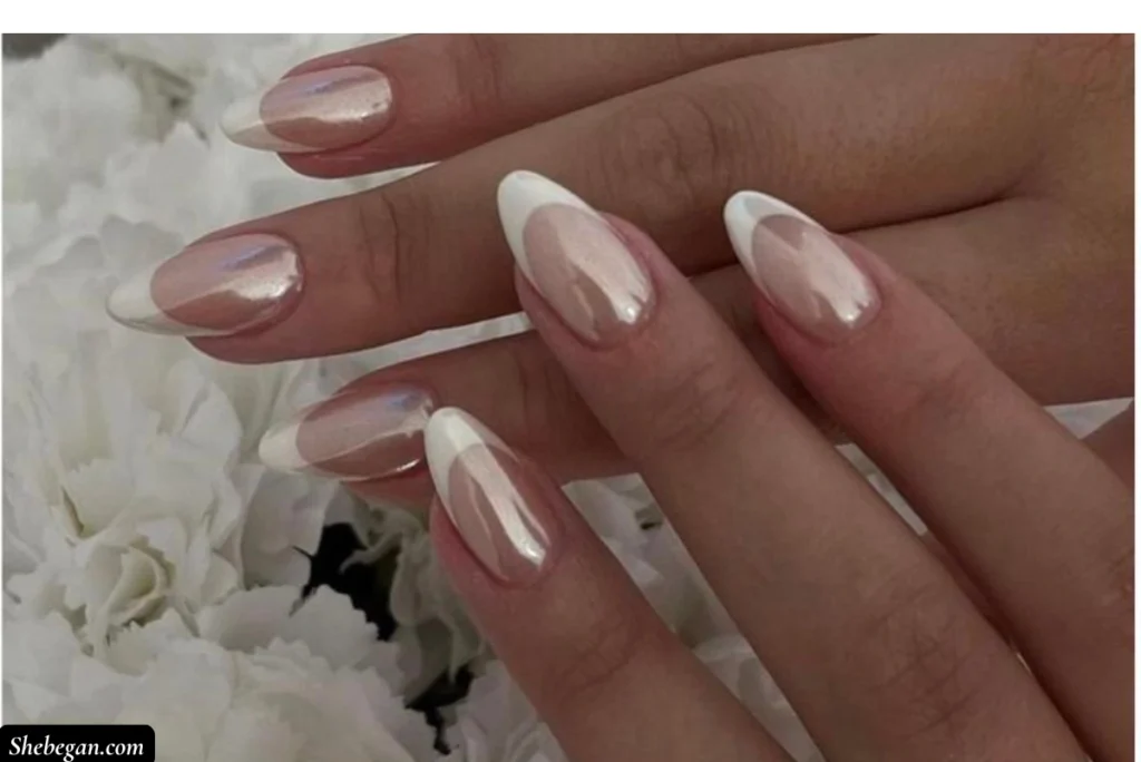 Wedding French Manicures for Brides