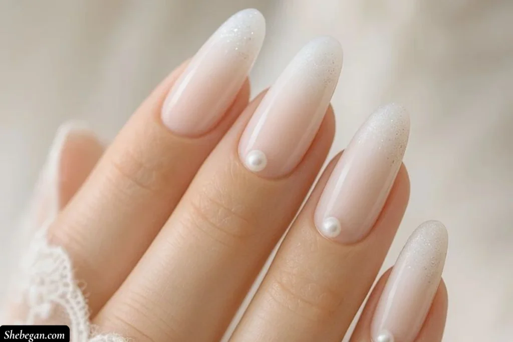 Wedding French Manicures for Brides