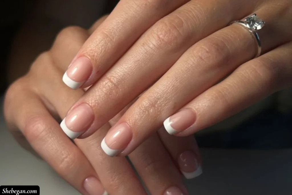 Wedding French Manicures for Brides