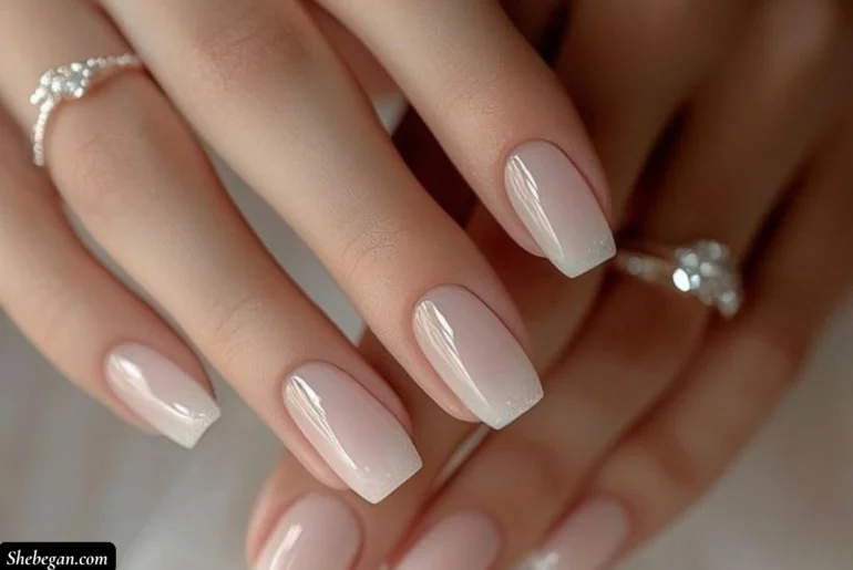 Wedding French Manicures for Brides