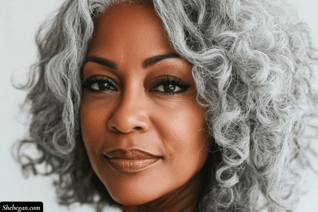 Curly Hair Ideas for Women Over 60