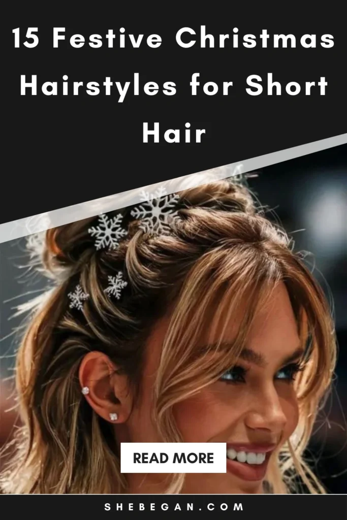 Christmas Hairstyles for Short Hair