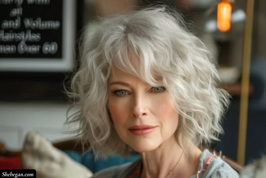 Curly Hair Ideas for Women Over 60