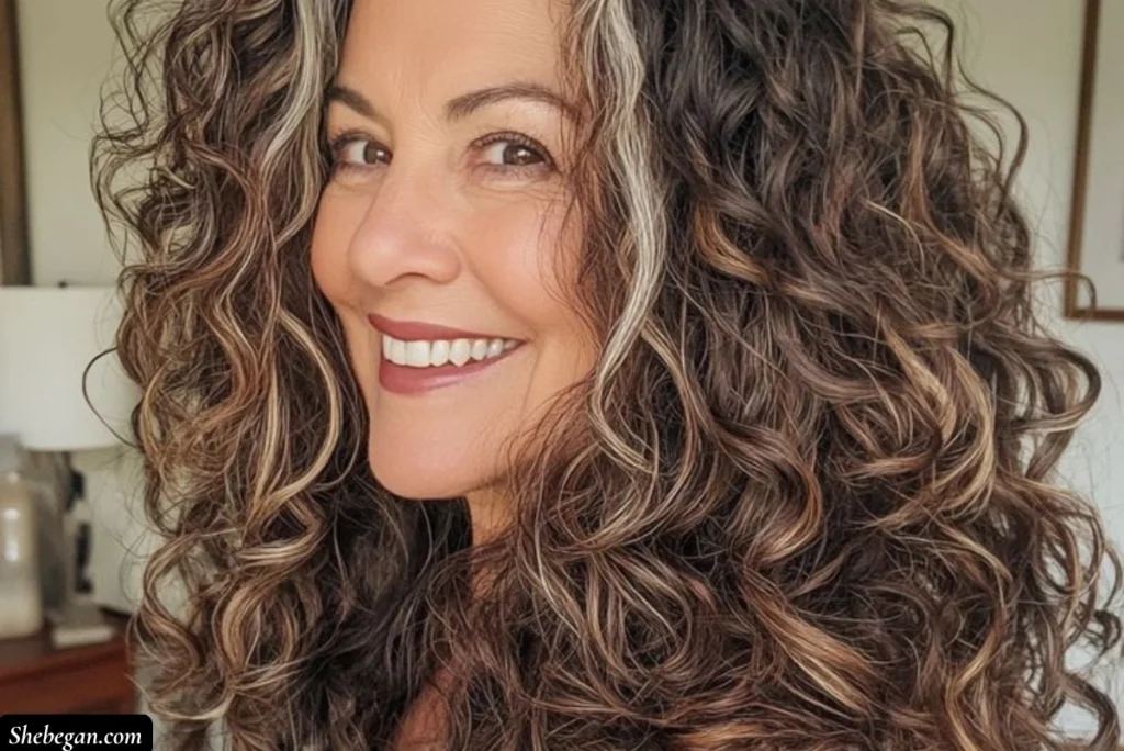 Curly Hair Ideas for Women Over 60